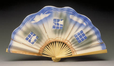 Porcelain Chinese Fan by George Woideck